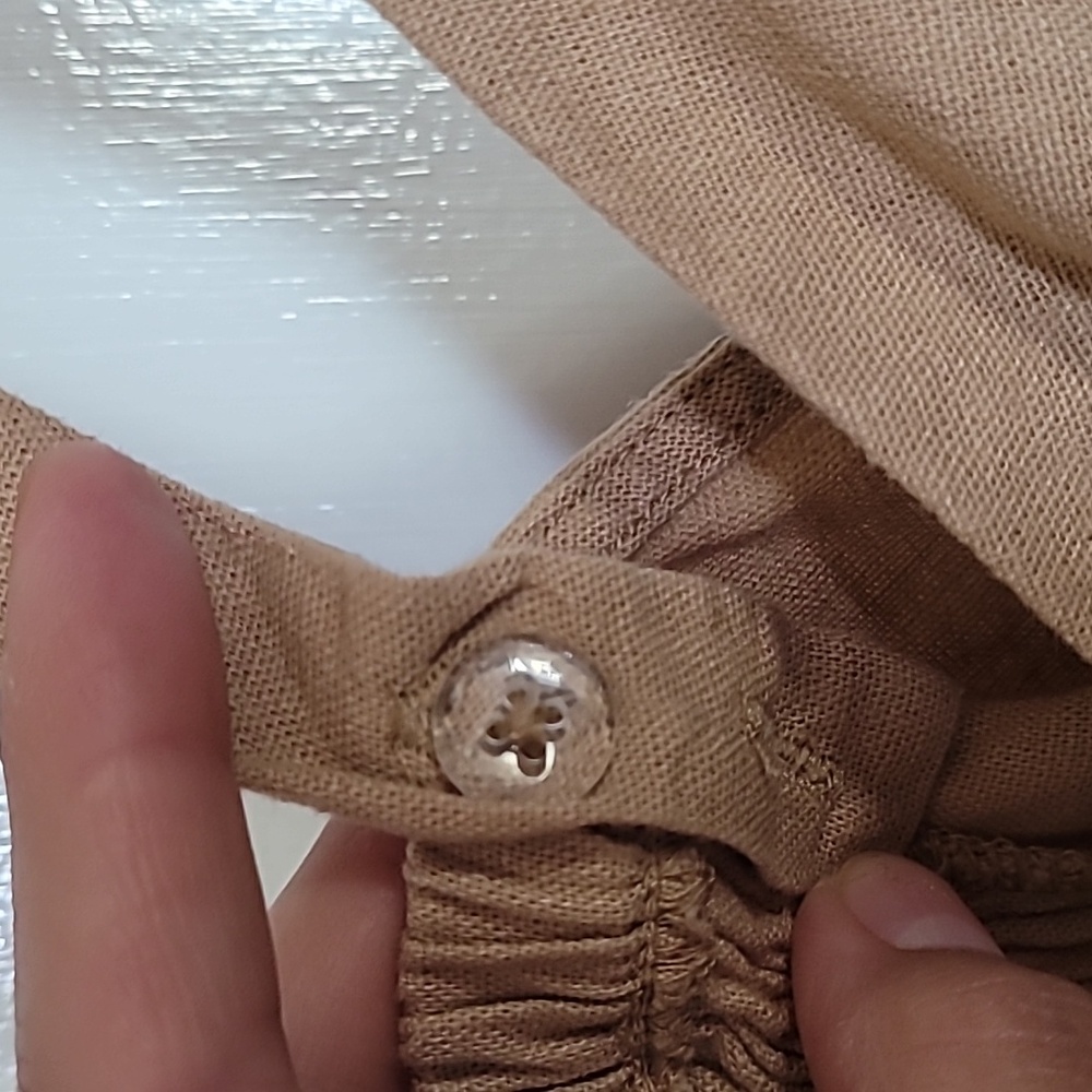✨️Bundle of 2 Womens Linen Cropped blouses✨️ - Picture 7 of 9